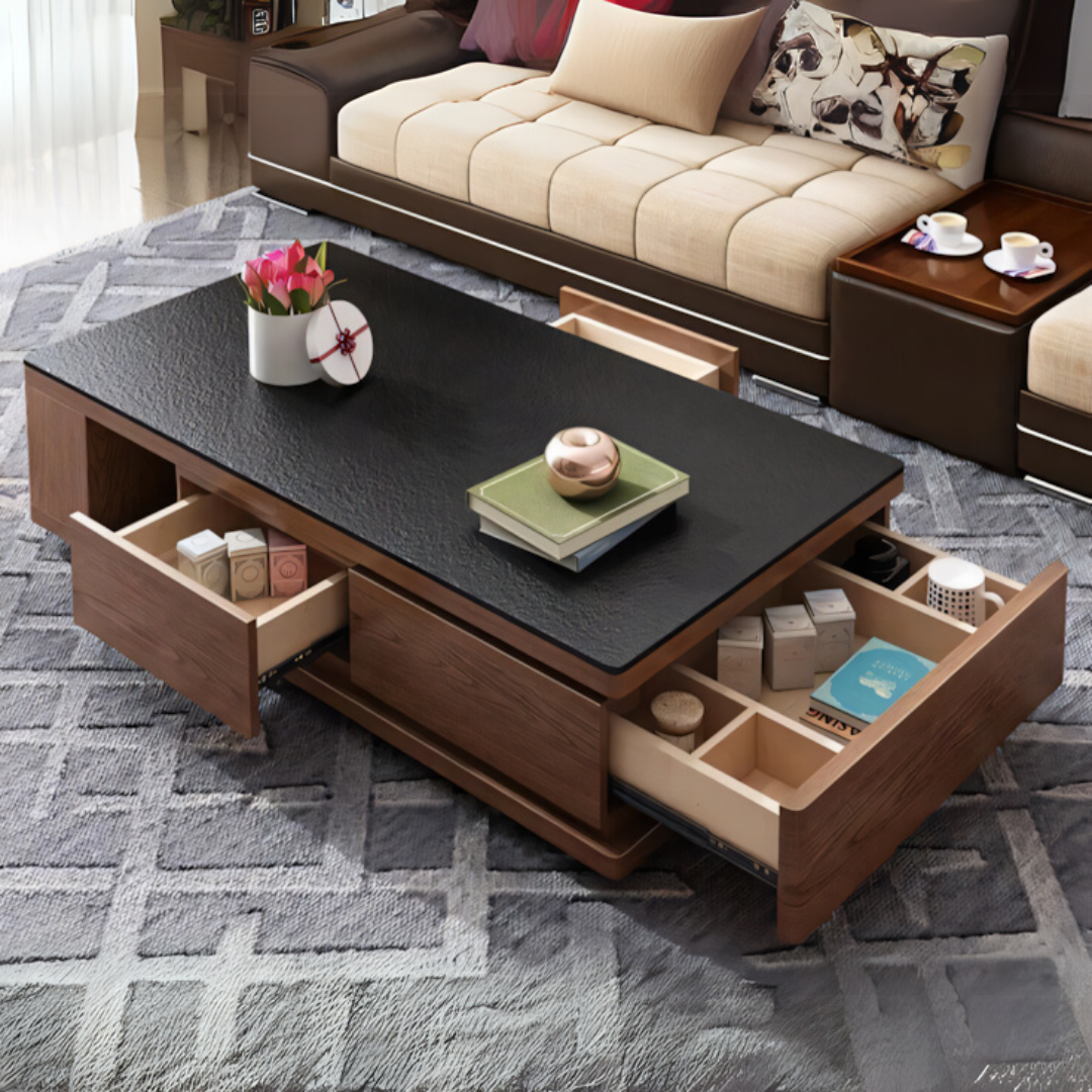 Table Unit | Brown & Black | 120 x 60 x 40 | TA64