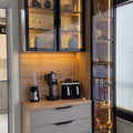 Coffe Corner | Black & Beige | 100 x 40 x 220 | CC4