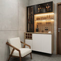 Coffe Corner | Beige & White | 120 x 40 x 200 | CC6