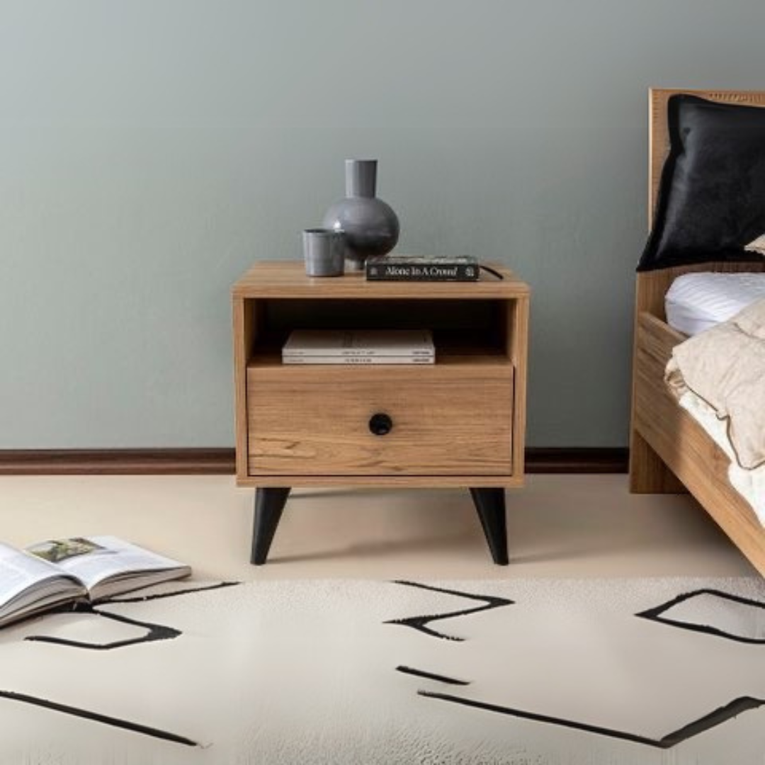 Commode | Wooden & Black | 40 x 40 x 40 | CO18