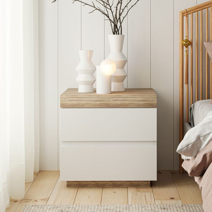 Commode | Beige & White | 40 x 40 x 40 | CO28