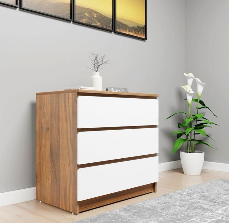 Drawer Unit | Brown & White | 70 x 40 x 70 | DR17