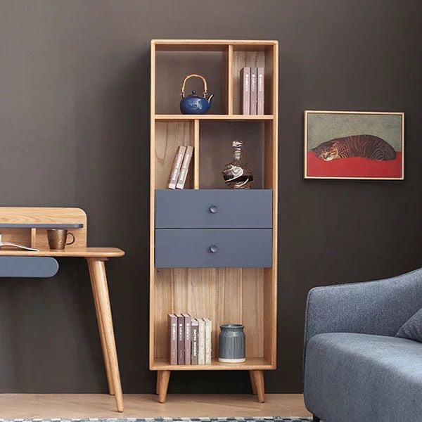 Display Unit | Wooden & Black | 60 x 30 x 180 | DU9