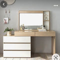 Makeup Vanity | Beige & White | 140 x 40 x 140 | GI11