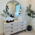 Makeup Vanity | Beige & Black | 120 x 40 x 80 | GI25