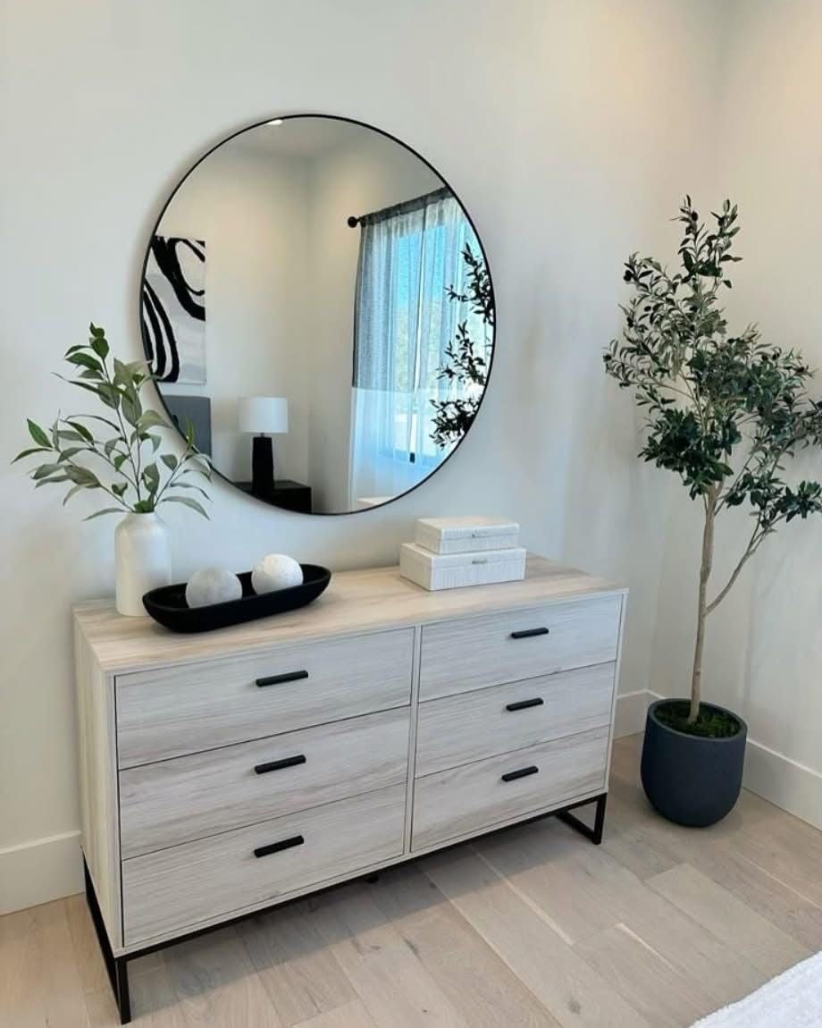 Makeup Vanity | Beige & Black | 120 x 40 x 80 | GI25