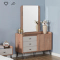 Makeup Vanity | Brown & Grey | 100 x 40 x 140 | GI27