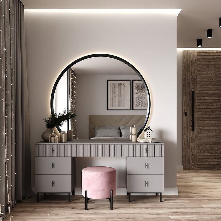 Makeup Vanity | Grey & Black | 150 x 40 x 140 | GI28