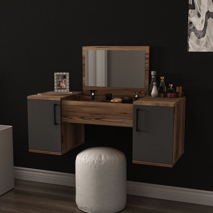 Makeup Vanity | Brown & Grey | 120 x 40 x 50 | GI31
