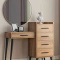 Makeup Vanity | Beige & Black | 110 x 40 x 140 | GI9