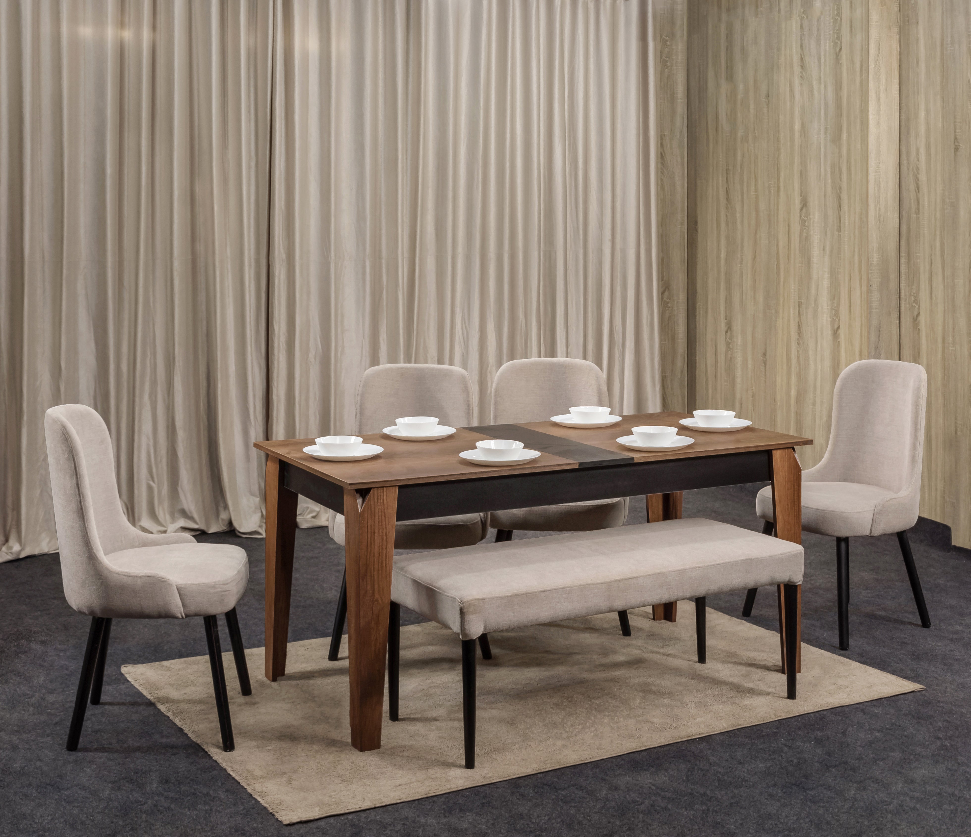 طاولة طعام - 160 × 80 سم | HA-DT-182 