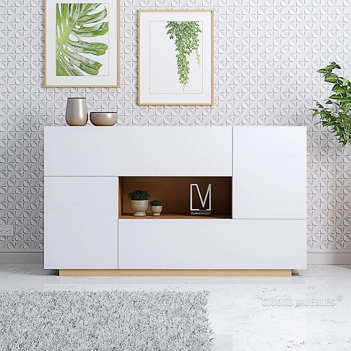 Buffet | White & Beige | 150 x 40 x 90 | SB21