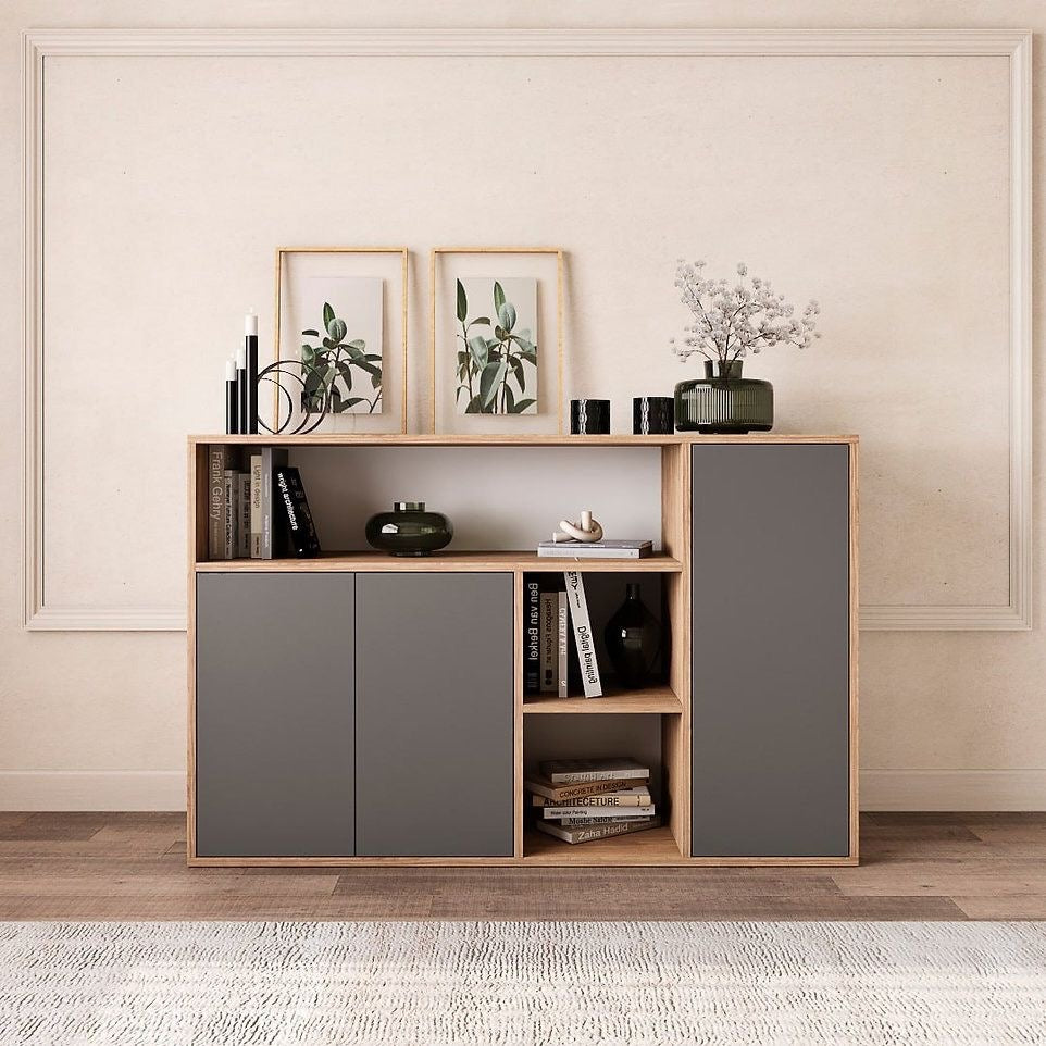 Buffet | Grey & Beige | 150 x 40 x 90 | SB25