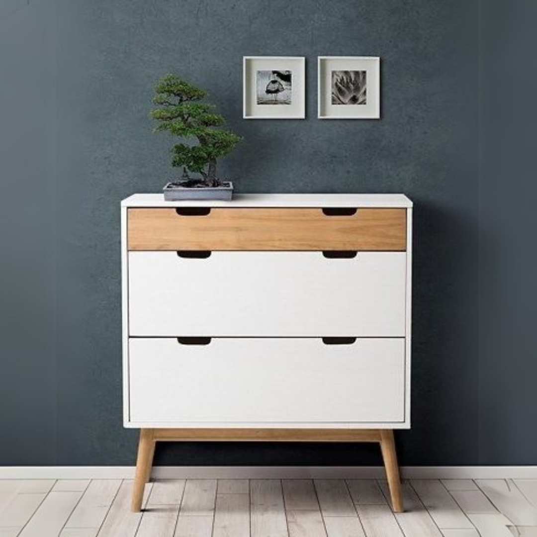 Shoe Closet | White & Wooden | 80 x 40 x 80 | SU62