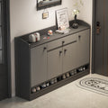 Shoe Closet | Dark Grey & Light Grey | 140 x 40 x 120 | SU92