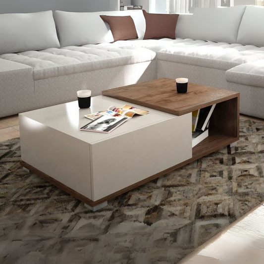 Table Unit | White & Brown | 100 x 50 x 40 | TA15