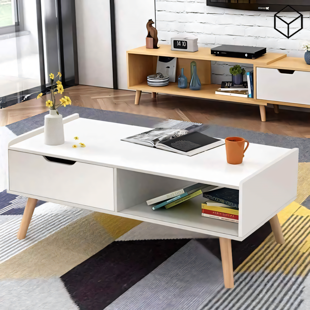 Table Unit | White | 100 x 50 x 40 | TA45