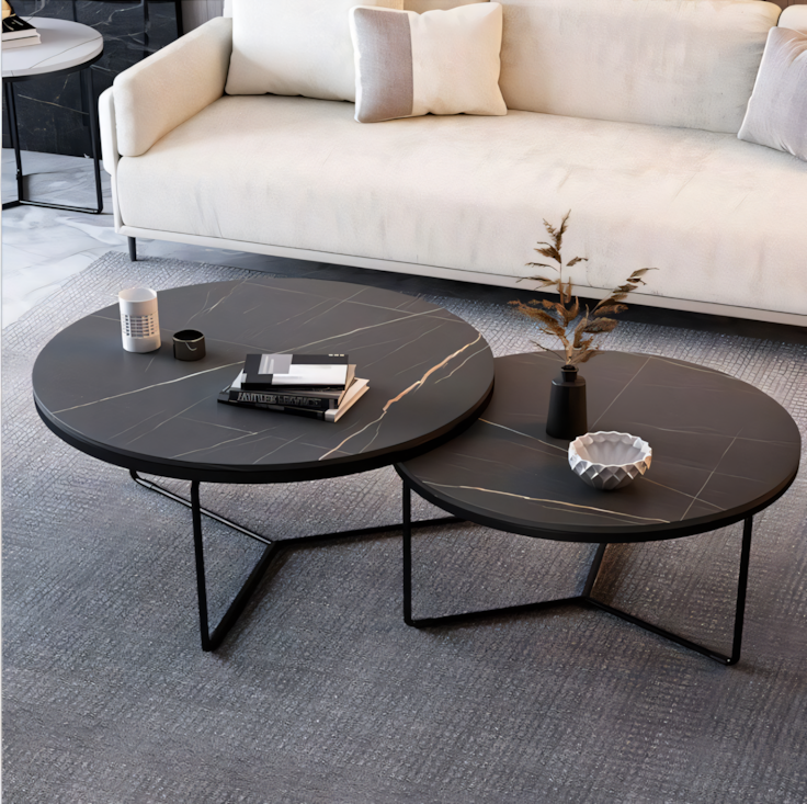 وحدة طاولة | أسود | D70/D50 × 45/40 | TA60