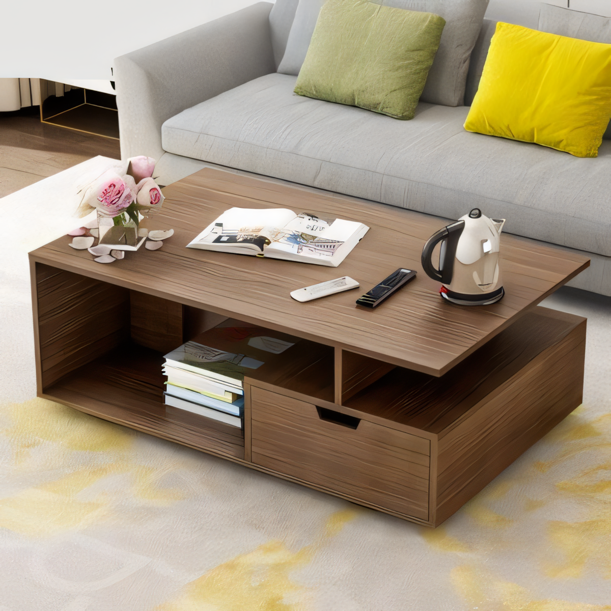 وحدة طاولة | خشبية | ١٠٠ × ٦٠ × ٤٠ | TA63