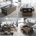Table Unit | Beige & Dark Grey | 120 x 70 x 45 | TA79