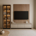 Tv Unit | Beige & Black | 220 x 40 x 200 | TV109