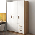Wardrobe | Beige & White | 120 x 50 x 220 | WD53