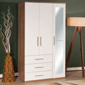 Wardrobe | Beige & White | 120 x 50 x 220 | WD54