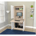 Desk | Wooden & White | 80 x 50 x 75 | DE35