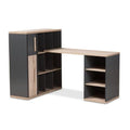 Desk | Black & Wooden | 120 x 100 x 75 | DE36