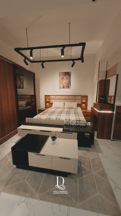 Master Bedroom Set | Black & Wooden | BRC11