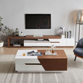 Living Room Set | White & Brown | SET14