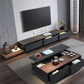 Living Room Set | Black & Brown | SET38