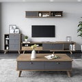 Living Room Set | Black & Wooden | SET44