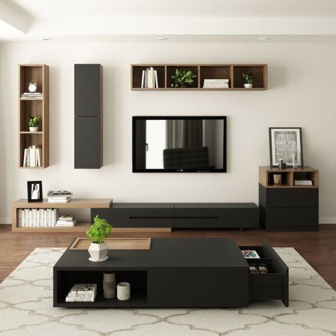 Living Room Set | Black | SET55