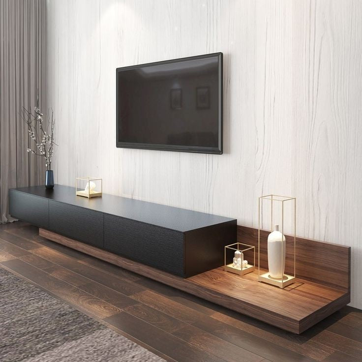Tv Unit | Black & wooden| 240 x 40 x 40 | Tv21