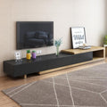 Tv Unit | Black & wooden| 220 x 40 x 40 | Tv3