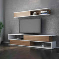 Tv Unit | White & Brown | 160 x 40 x 40 | TV64